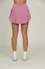 Pale Berry Tiered Pleated Tennis Skirt sold by Gold Hinge
