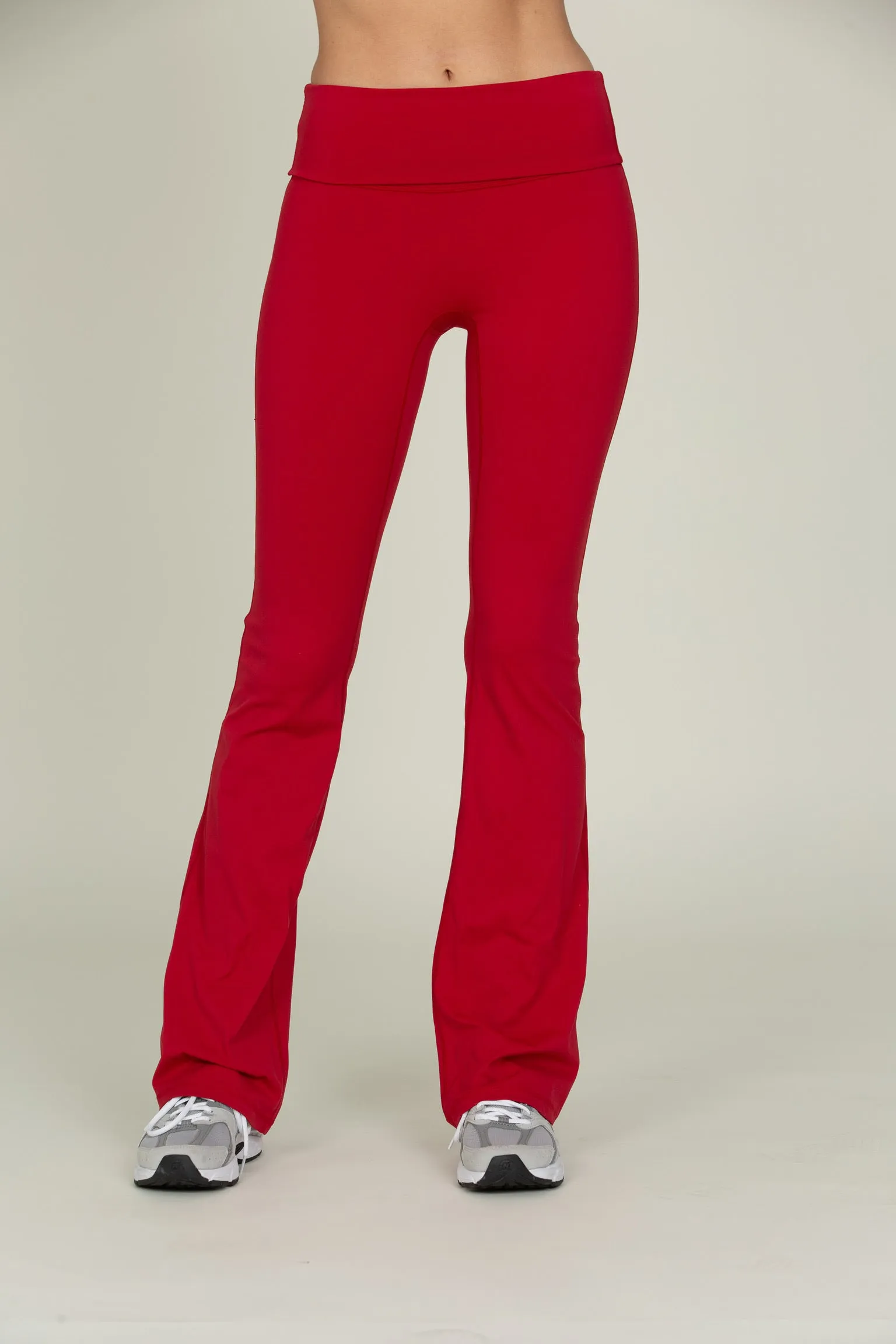 Ruby Essential Foldover Flare Pant sold by Gold Hinge