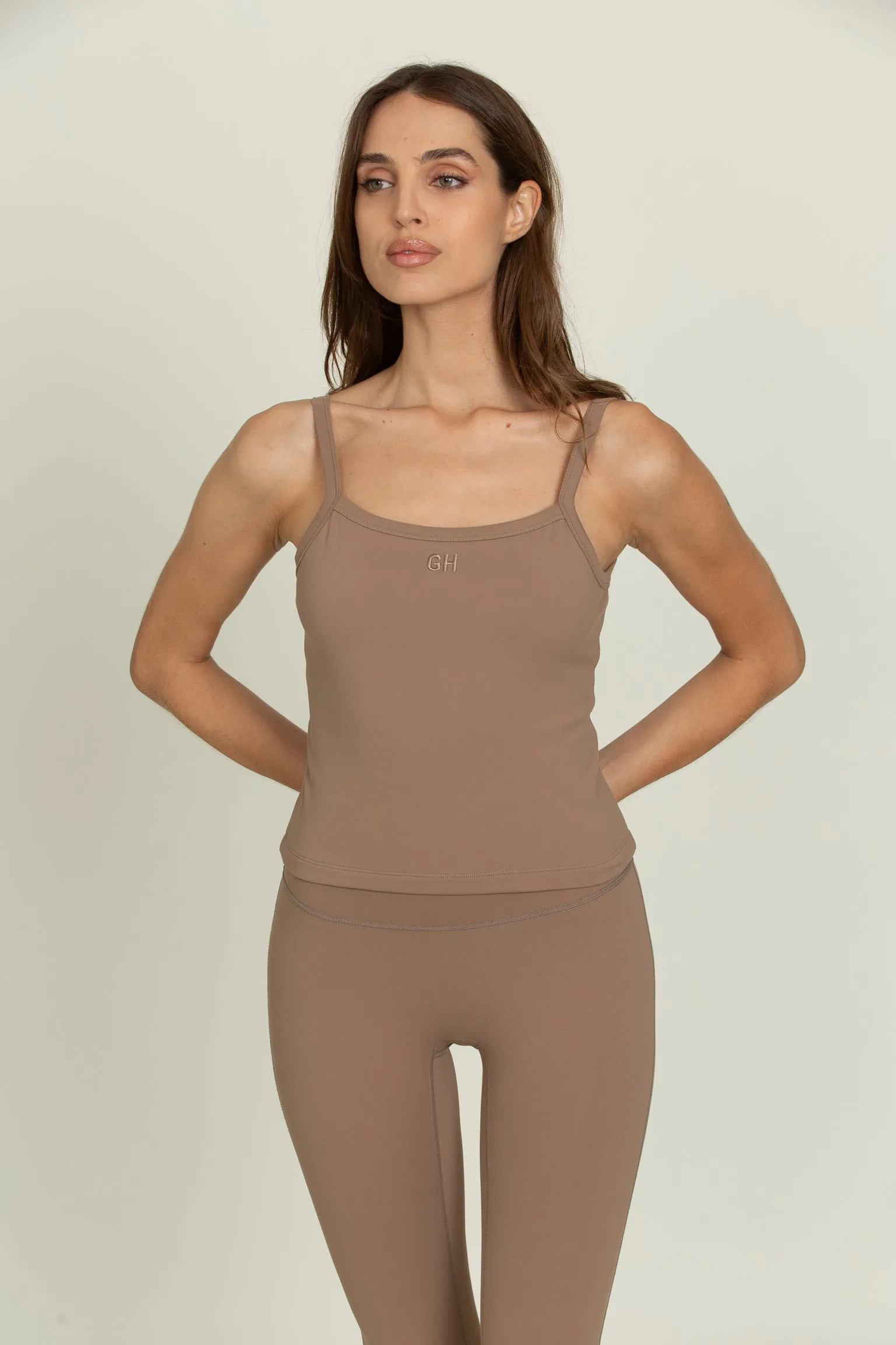 Walnut MotionCloud Square Neck Cami sold by Gold Hinge product image thumbnail 3