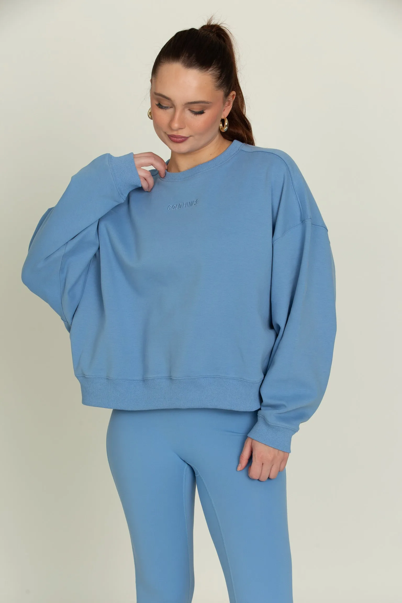 Capri Oversized Crew sold by Gold Hinge product image thumbnail 2