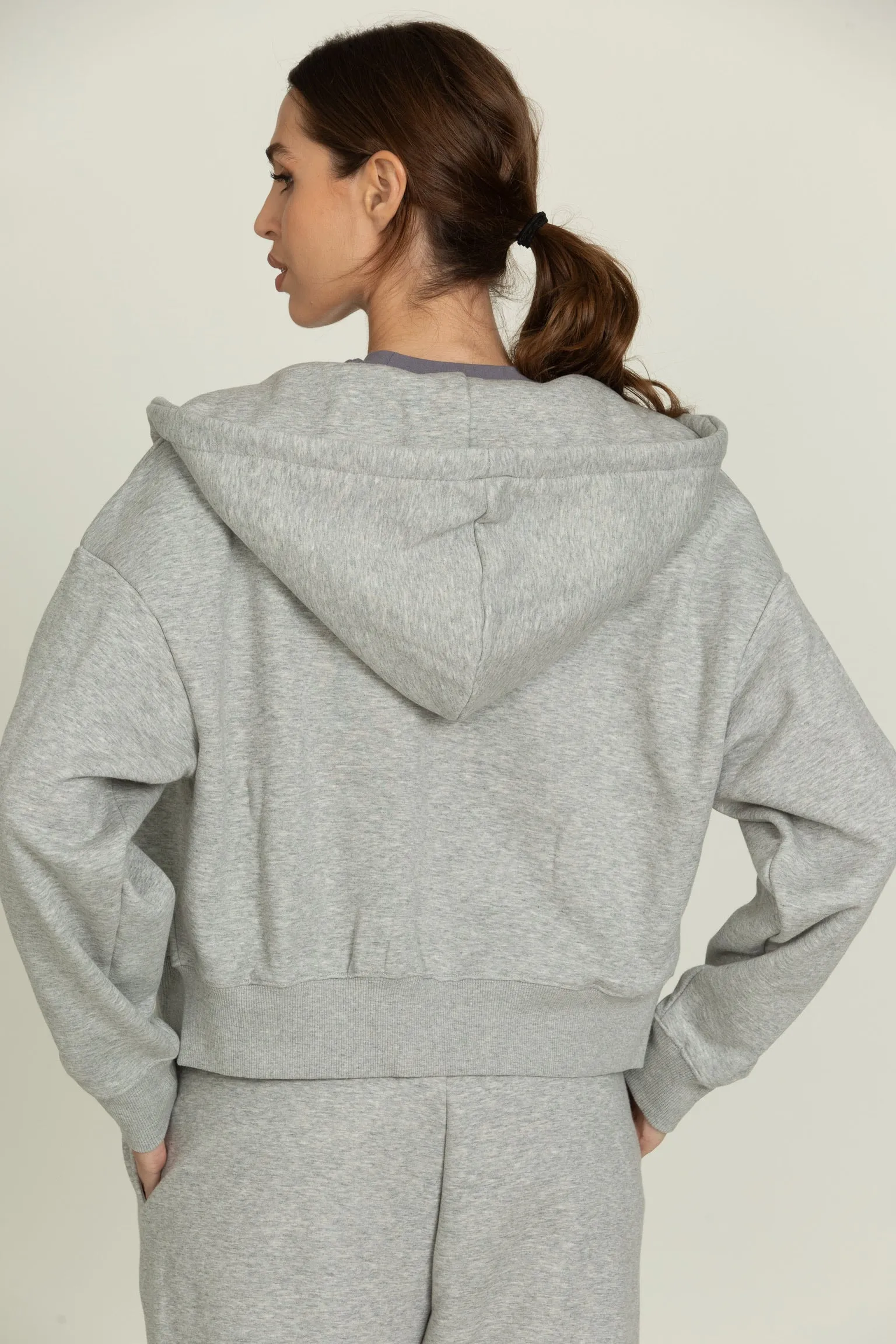 Heather Grey Everyday Full Zip sold by Gold Hinge product image thumbnail 3