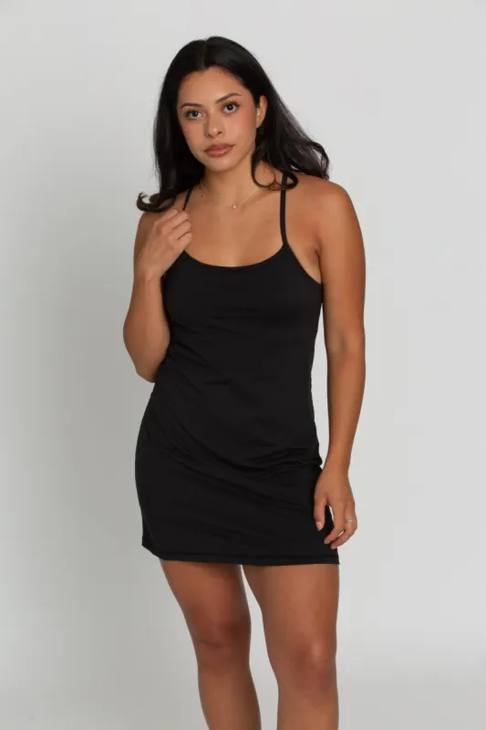 Black Active Dress sold by Gold Hinge