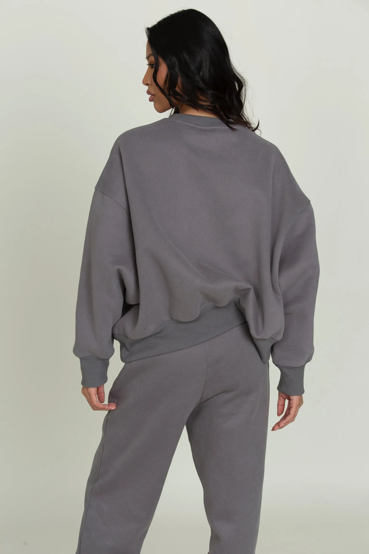 Obsidian Grey GH Wide Arm Sweatshirt sold by Gold Hinge product image thumbnail 3