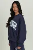 Dark Denim GH Wide Arm Sweatshirt sold by Gold Hinge