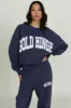 Dark Denim GH Wide Arm Sweatshirt sold by Gold Hinge