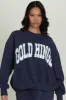 Dark Denim GH Wide Arm Sweatshirt sold by Gold Hinge