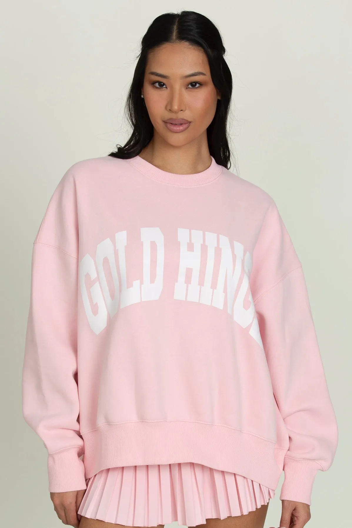 Almond Blossom GH Wide Arm Sweatshirt sold by Gold Hinge