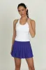15" Royal Purple Pleated Tennis Skirt sold by Gold Hinge