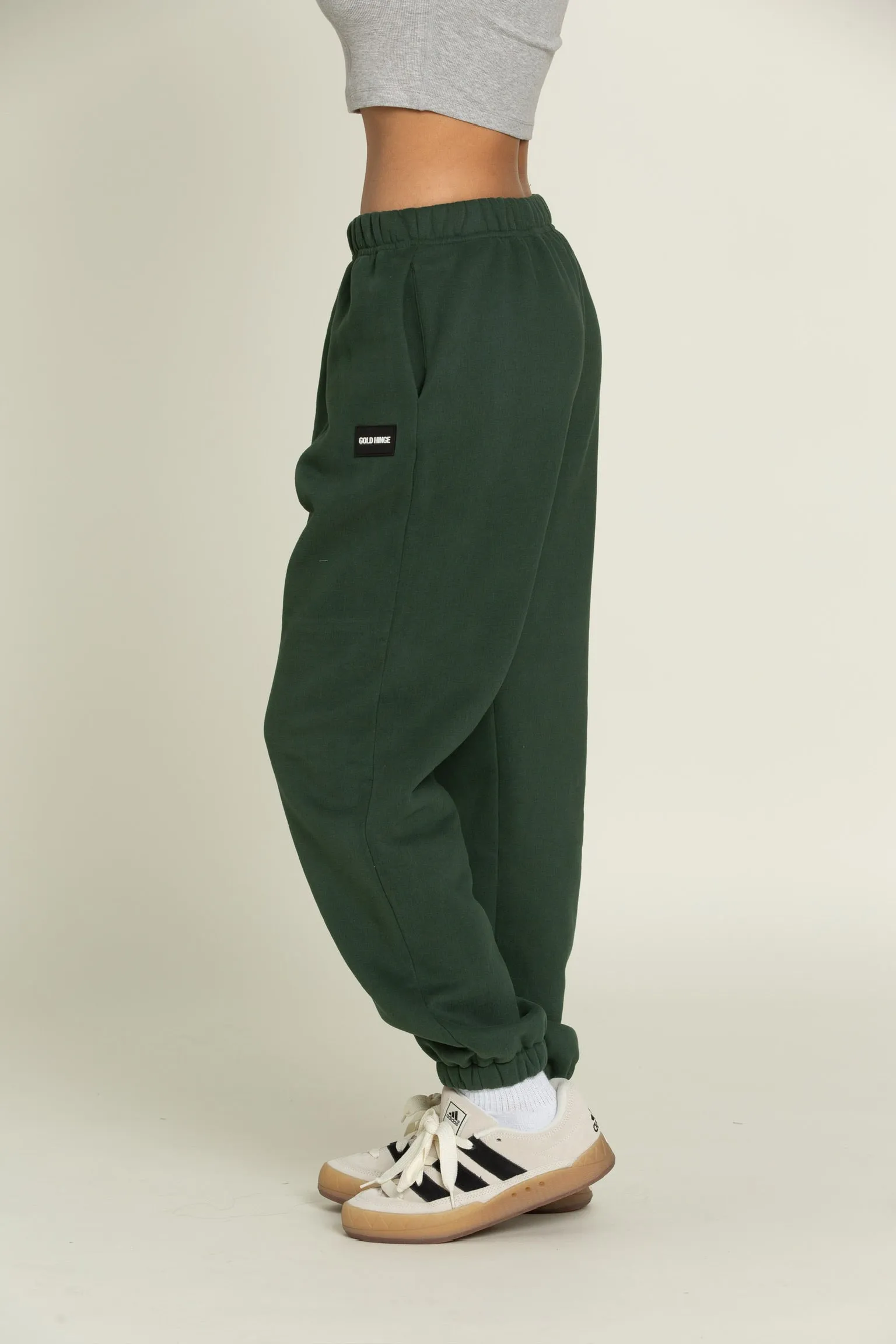 Hunter Green GH Jogger Sweatpants sold by Gold Hinge product image thumbnail 2