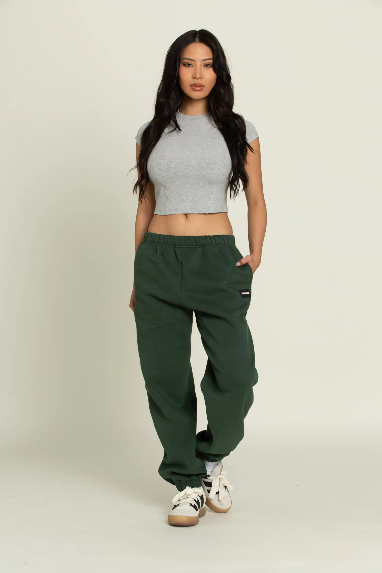 Hunter Green GH Jogger Sweatpants sold by Gold Hinge product image thumbnail 4