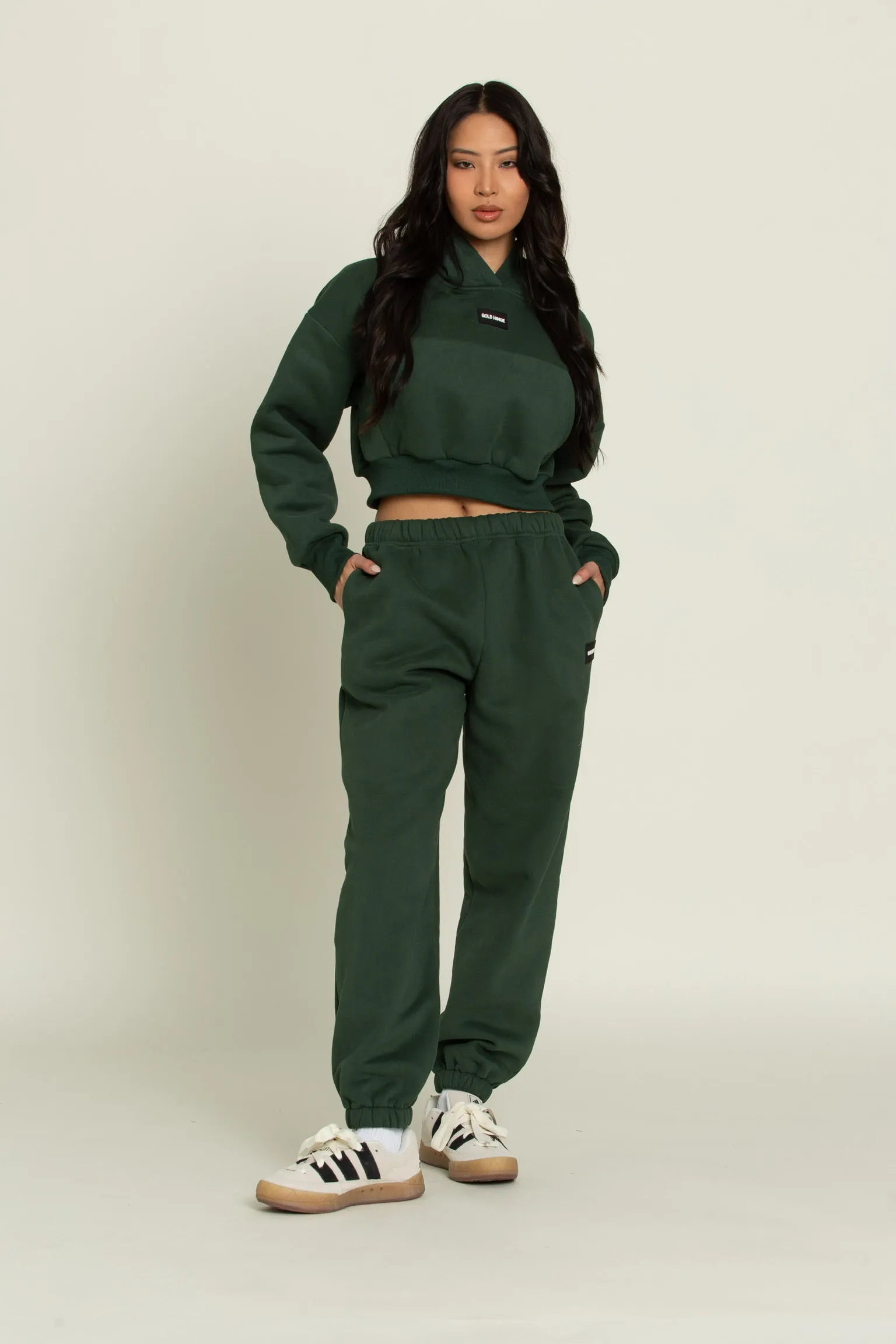 Hunter Green GH Jogger Sweatpants sold by Gold Hinge product image thumbnail 5