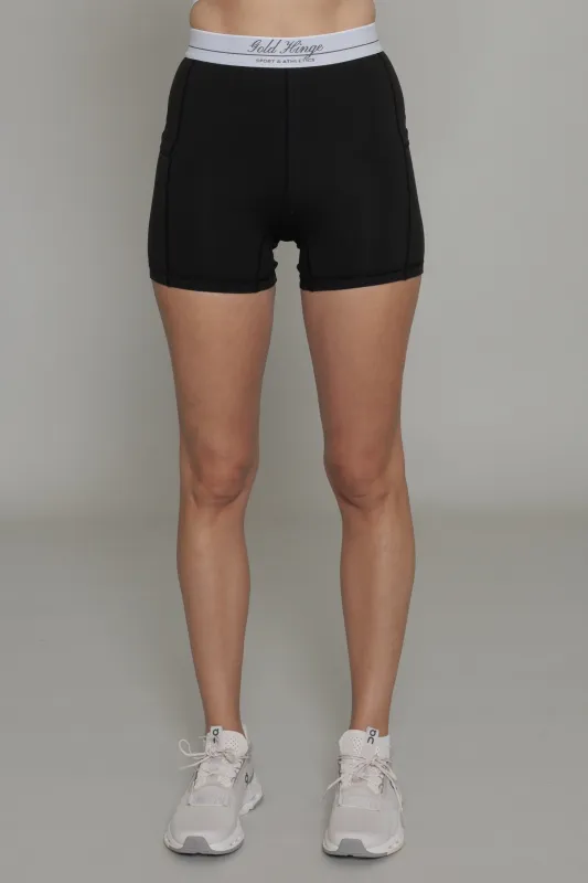 Black MotionCloud 4" Sport Spandex sold by Gold Hinge