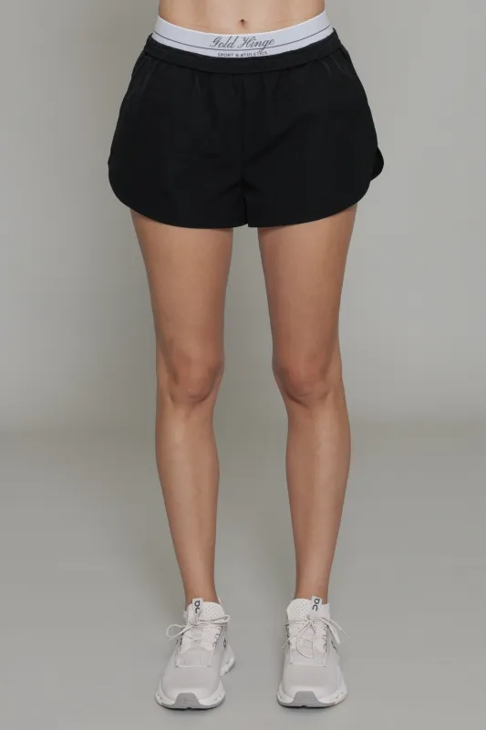 Black AirGlyde Sport Short sold by Gold Hinge