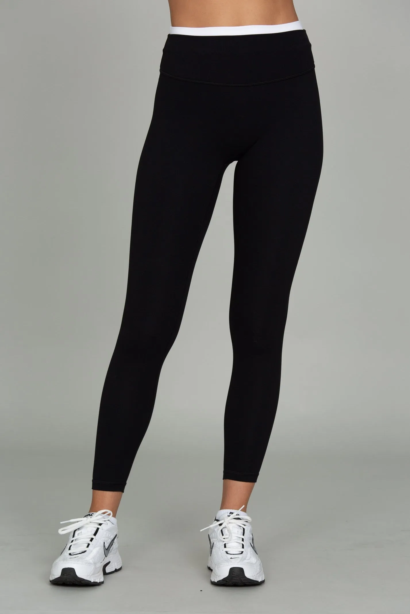 Black Double Waist StrydeForm Legging sold by Gold Hinge product image thumbnail 4