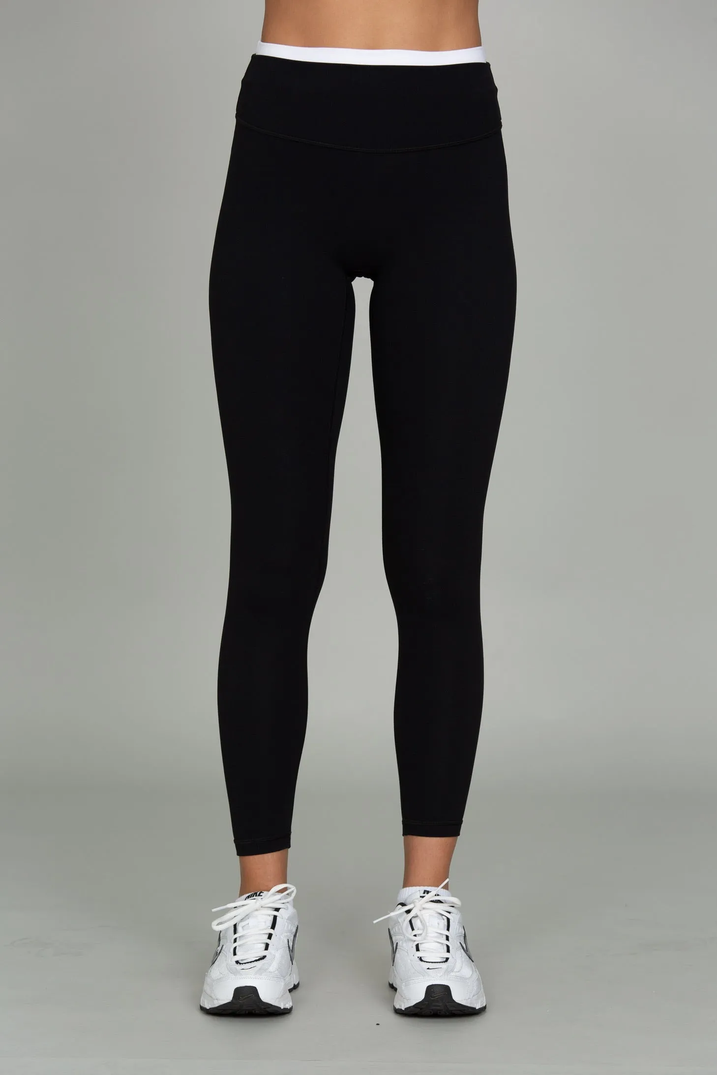 Black Double Waist StrydeForm Legging sold by Gold Hinge