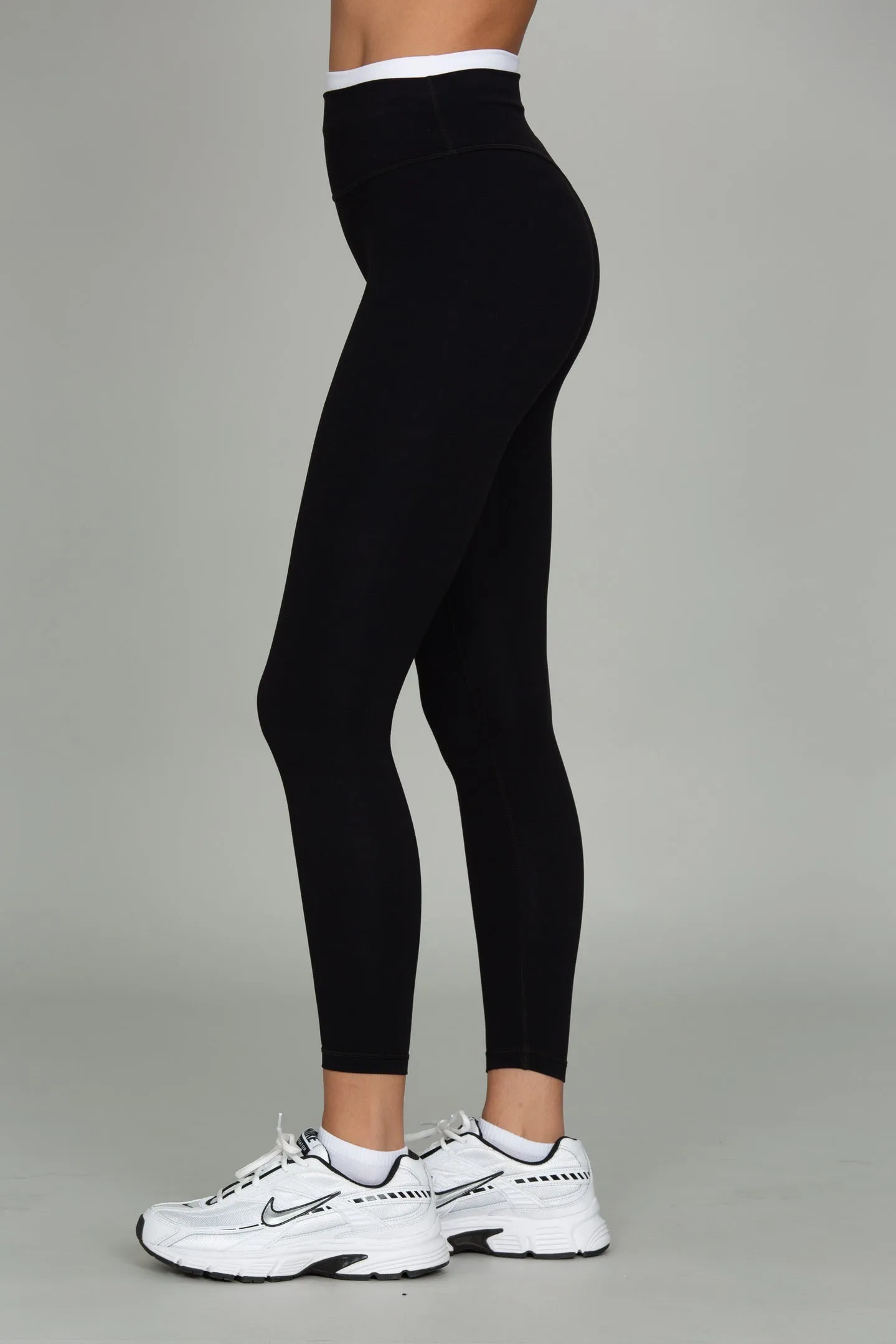 Black Double Waist StrydeForm Legging sold by Gold Hinge product image thumbnail 2
