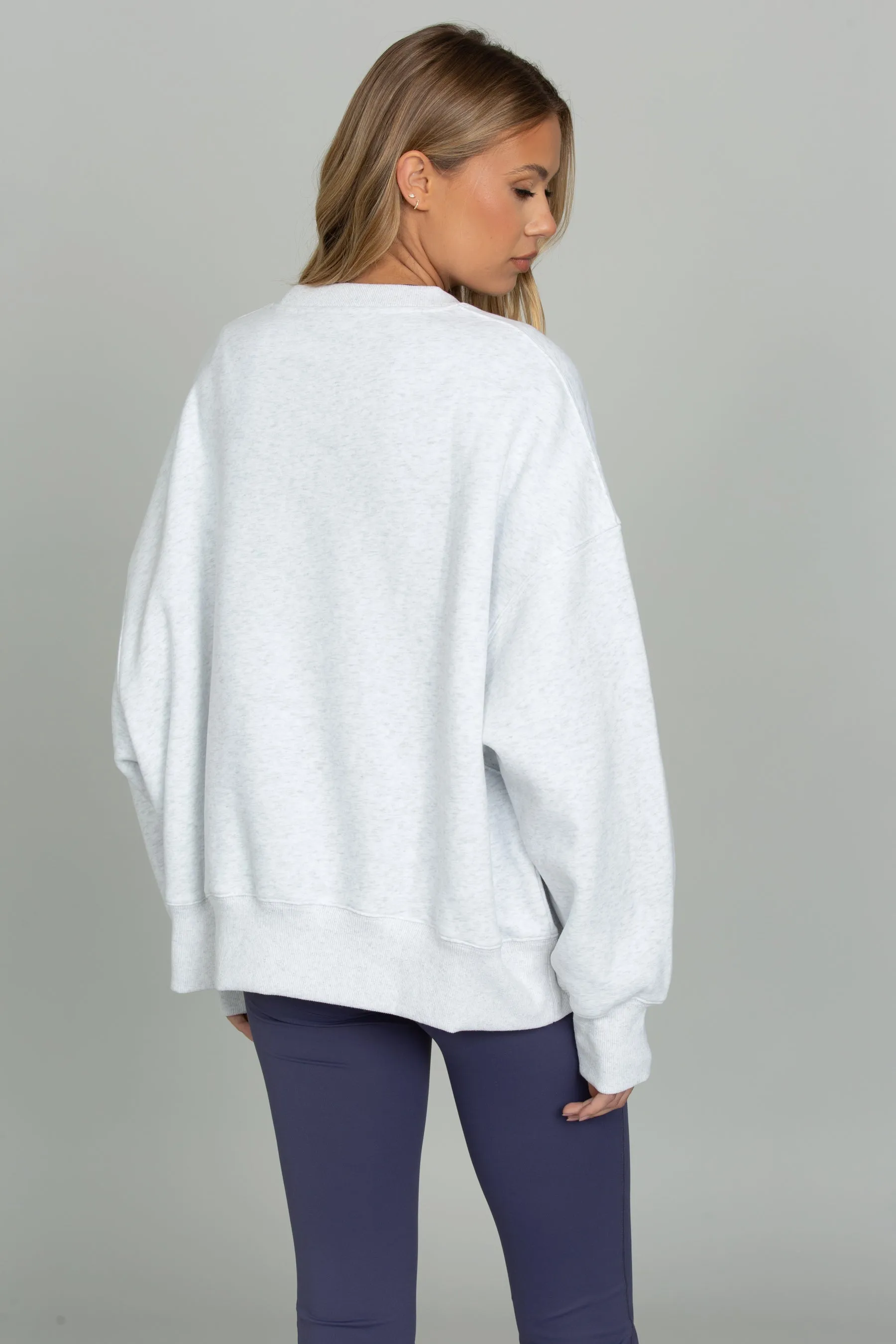 Heather Indigo GH Wide Arm Sweatshirt sold by Gold Hinge product image thumbnail 3