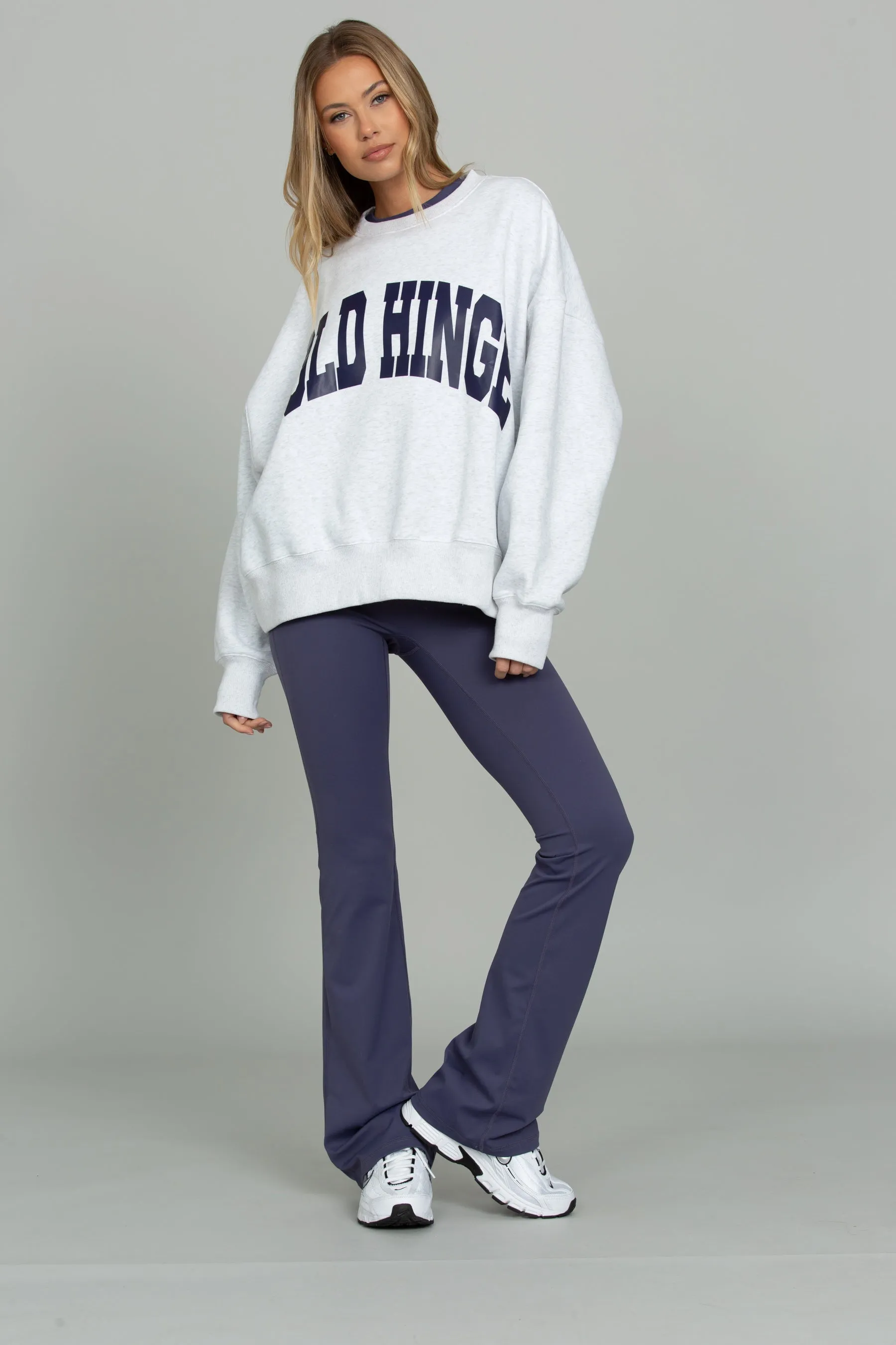 Heather Indigo GH Wide Arm Sweatshirt sold by Gold Hinge product image thumbnail 5