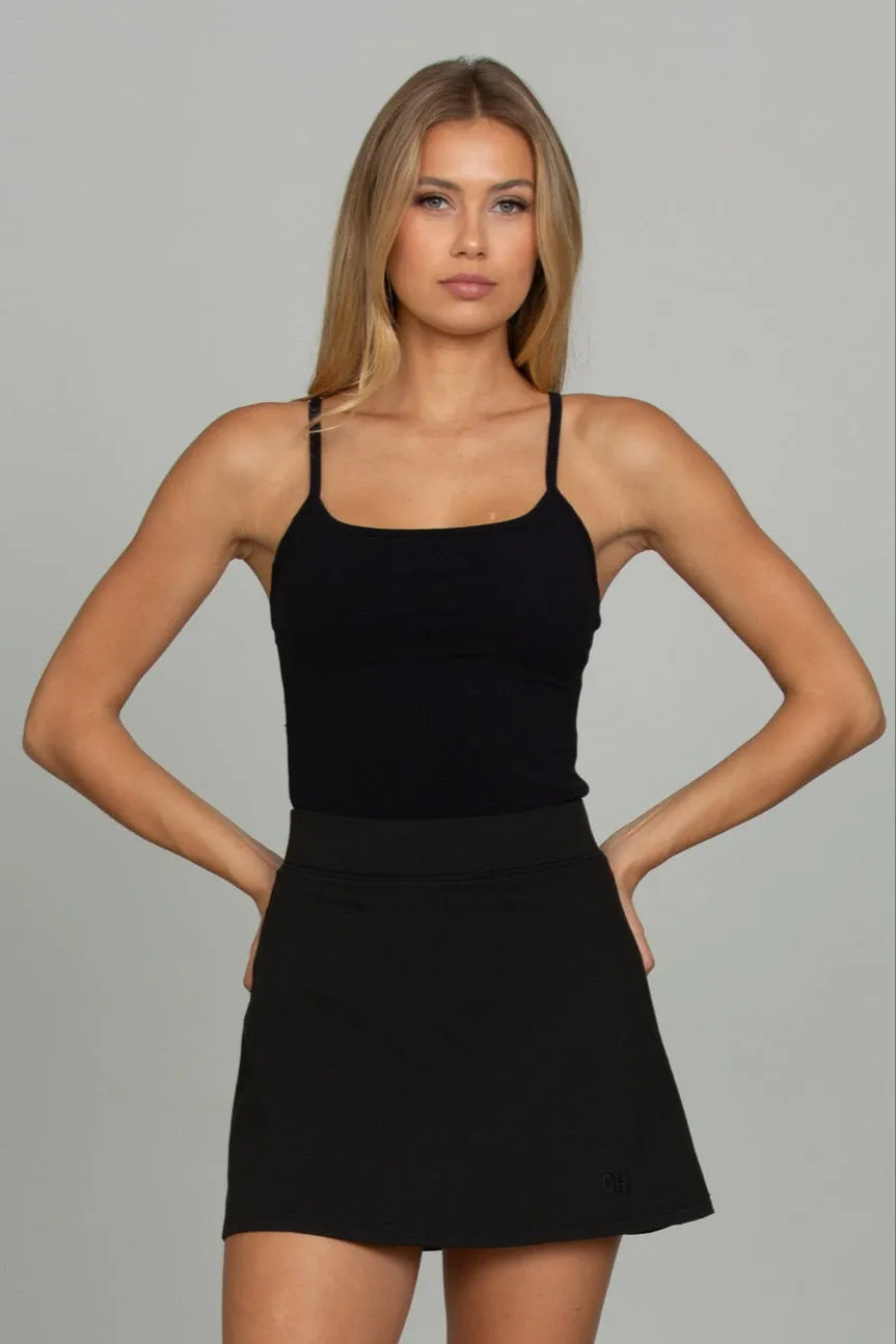 Black MotionCloud A-Line Skirt sold by Gold Hinge product image thumbnail 2