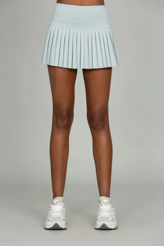 Mist Pleated Tennis Skirt sold by Gold Hinge