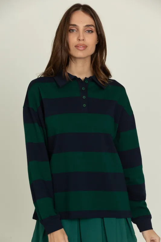 Nightfall Striped Long Sleeve sold by Gold Hinge