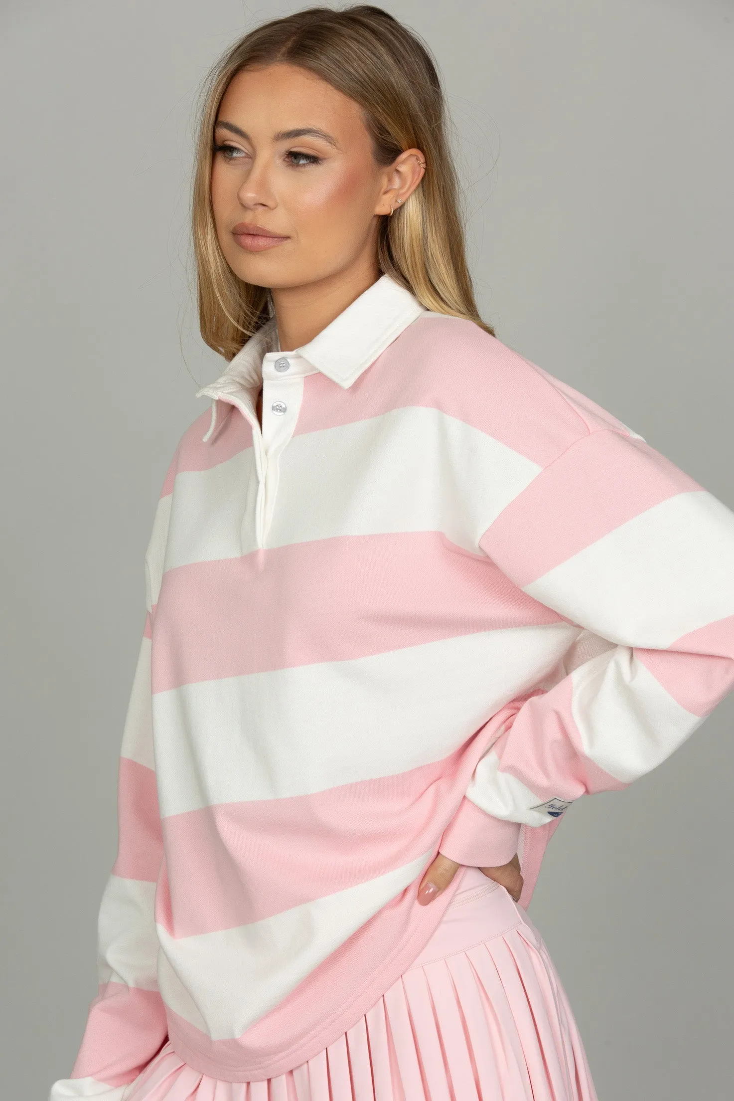 Almond Blossom Striped Rugby Top sold by Gold Hinge product image thumbnail 2