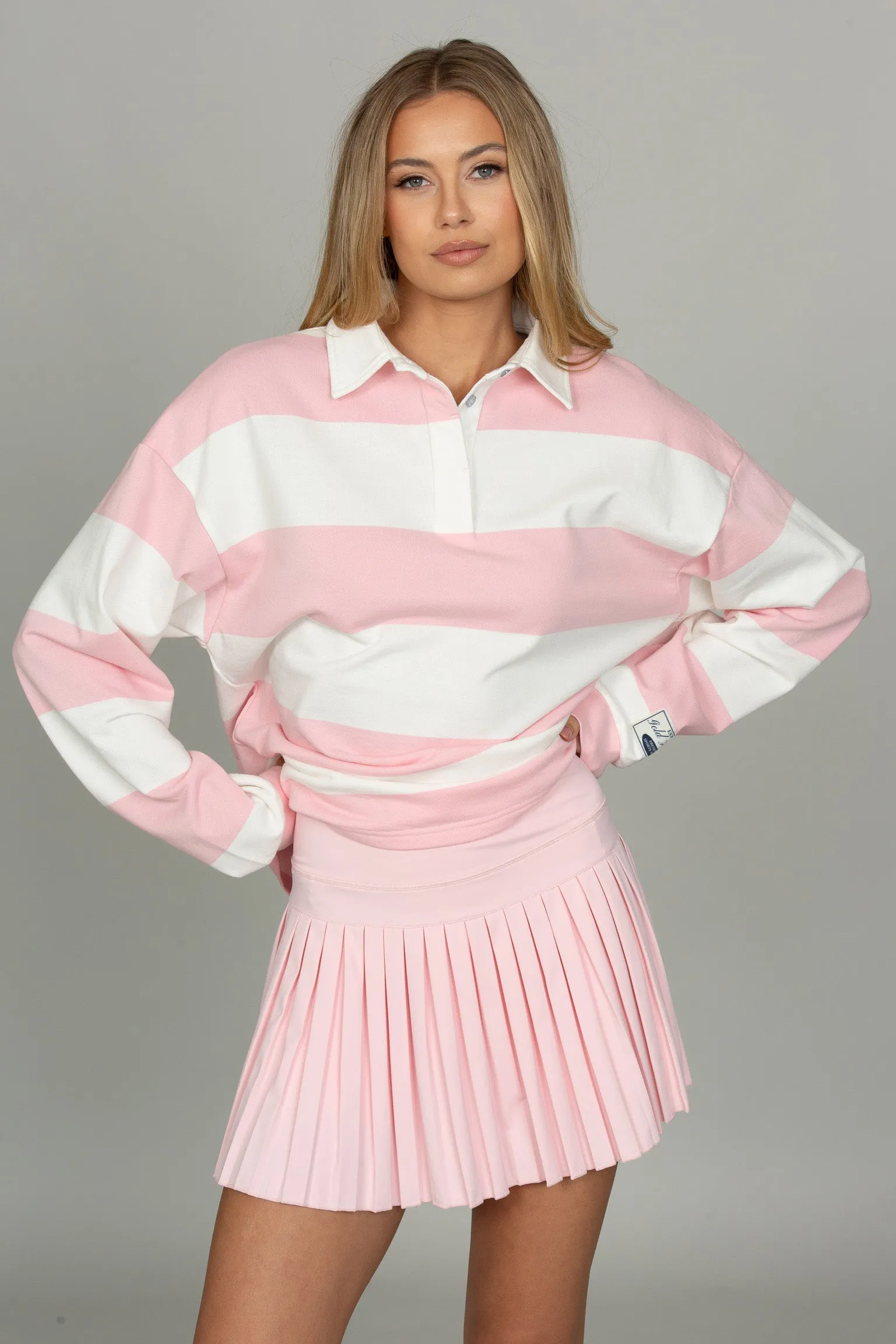 Almond Blossom Striped Rugby Top sold by Gold Hinge product image thumbnail 4