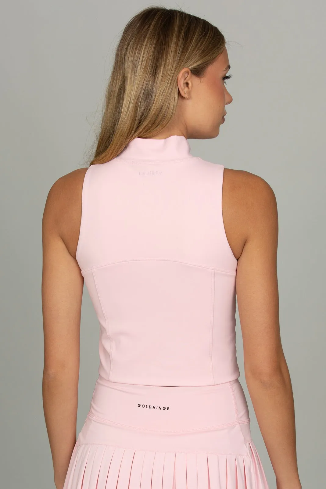 Almond Blossom Day to Night Quarter-Zip Top sold by Gold Hinge product image thumbnail 3