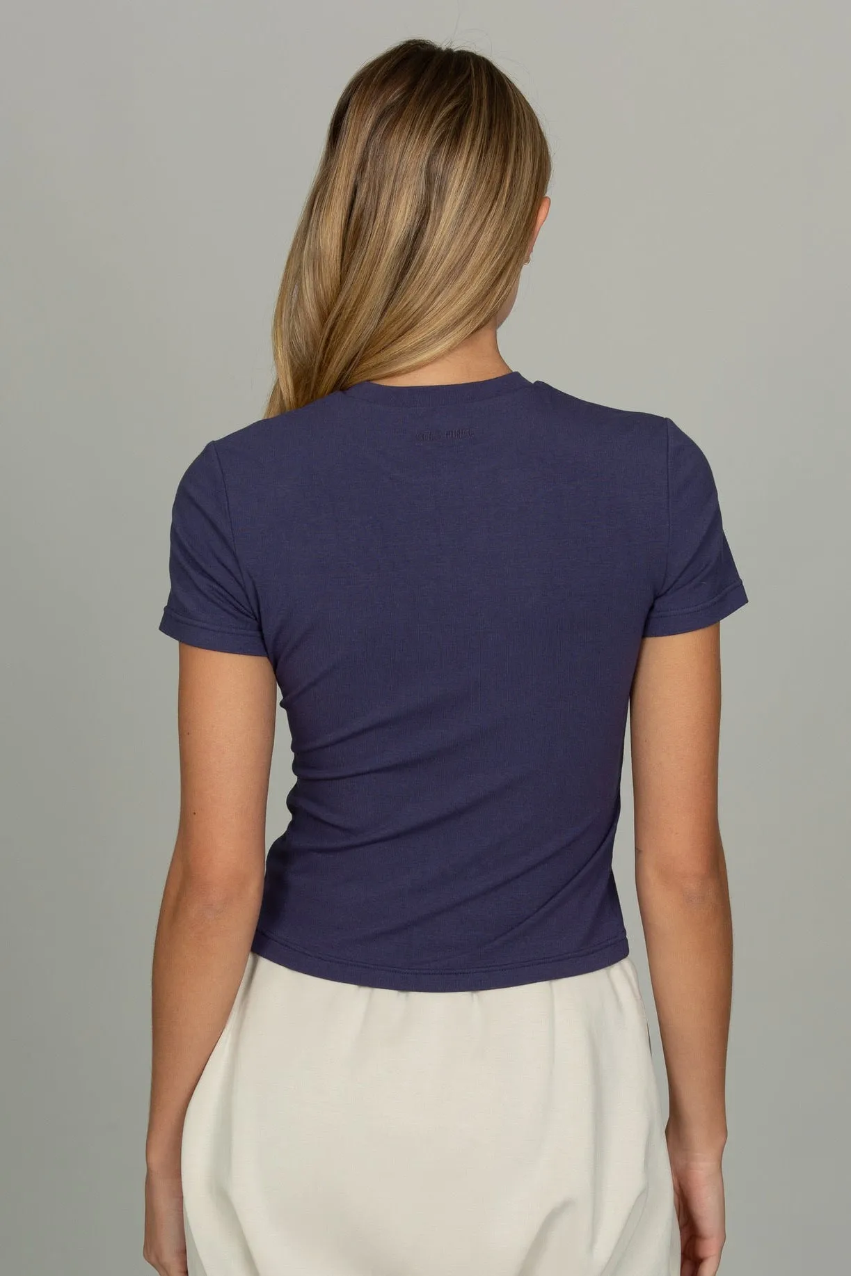 Pale Indigo Everyday Tee sold by Gold Hinge product image thumbnail 3
