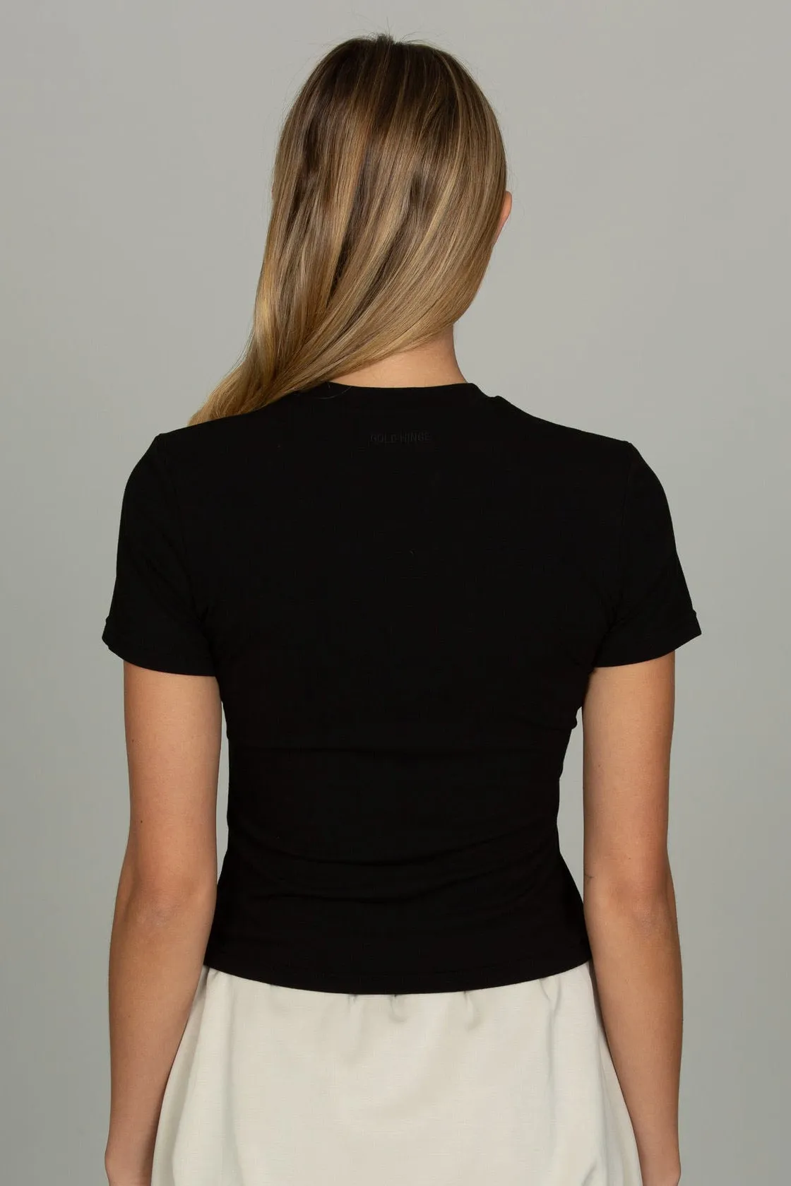 Black Everyday Tee sold by Gold Hinge product image thumbnail 3