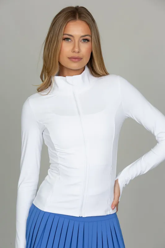 White StrydeForm Jacket sold by Gold Hinge