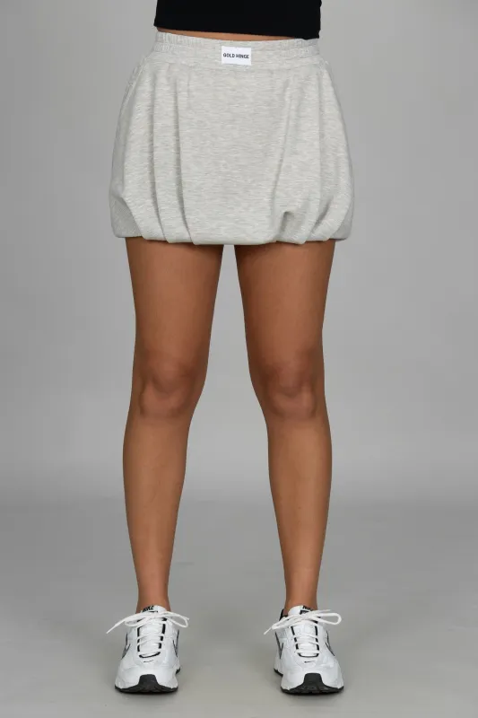 Heather Grey LuxeSoft Bubble Skirt sold by Gold Hinge