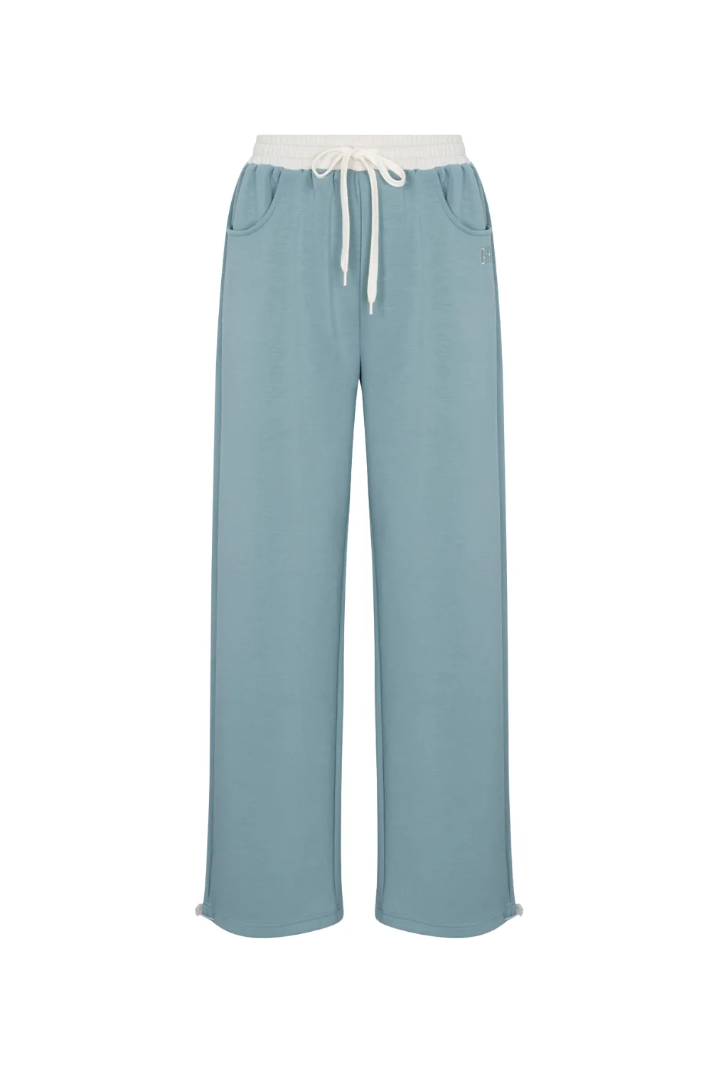 Stone Blue LuxeSoft Wide Leg Pant sold by Gold Hinge product image thumbnail 2