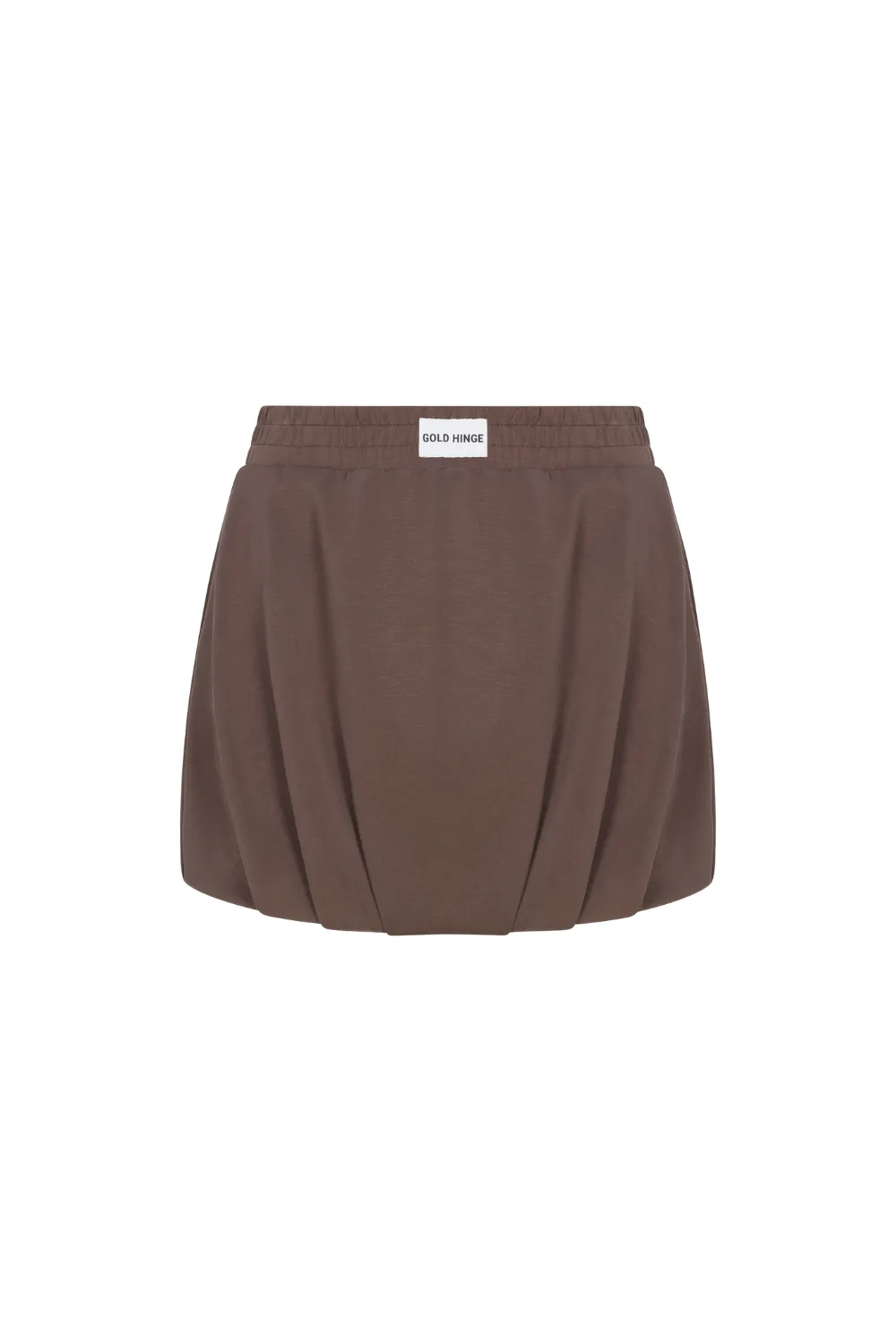 Mocha LuxeSoft Bubble Skirt sold by Gold Hinge product image thumbnail 2