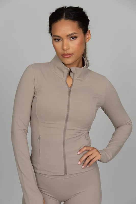 Taupe StrydeForm Jacket made by Gold Hinge