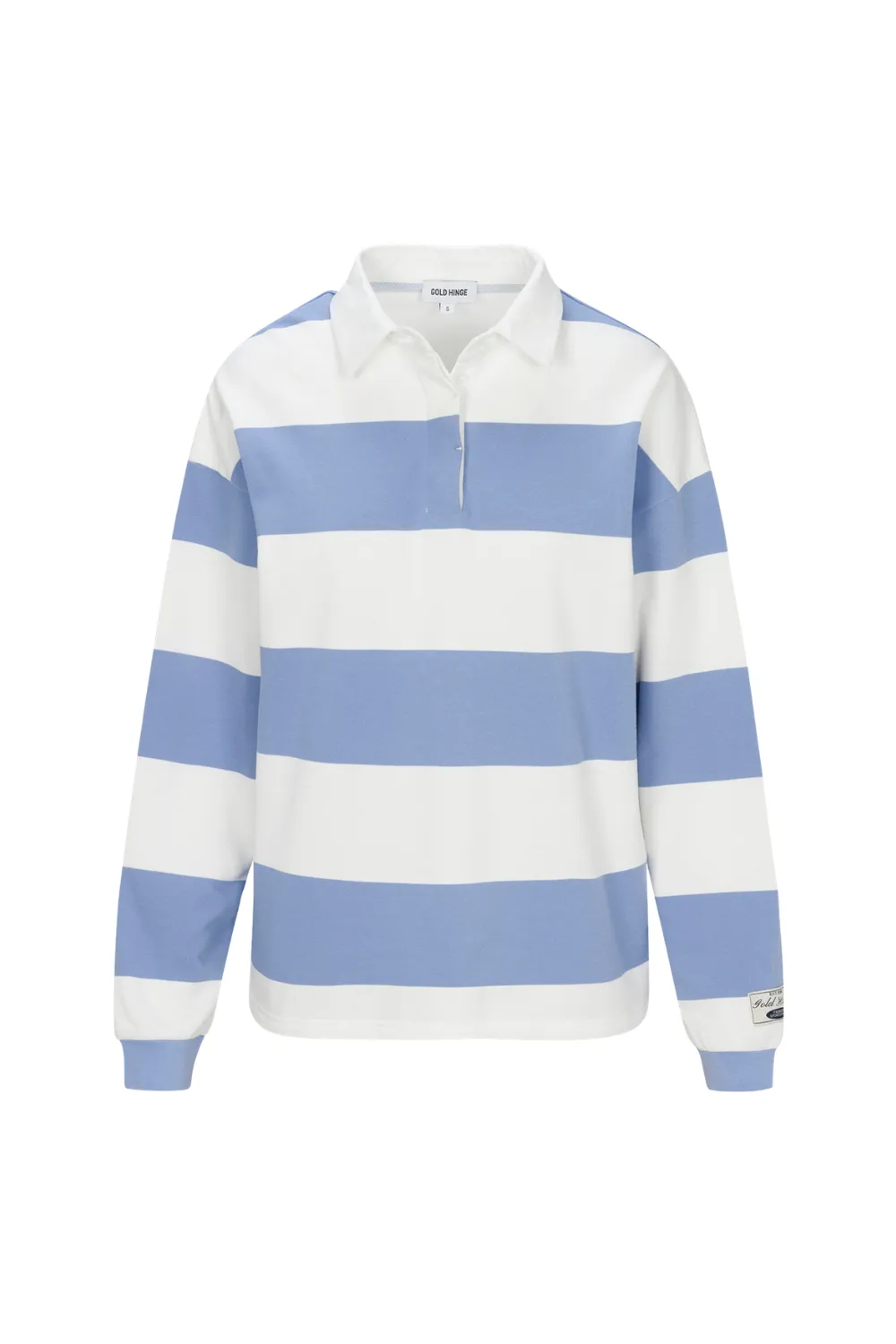 Periwinkle Striped Rugby Top sold by Gold Hinge product image thumbnail 2