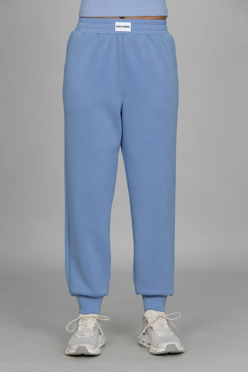 Periwinkle LuxeSoft Lounge Jogger sold by Gold Hinge