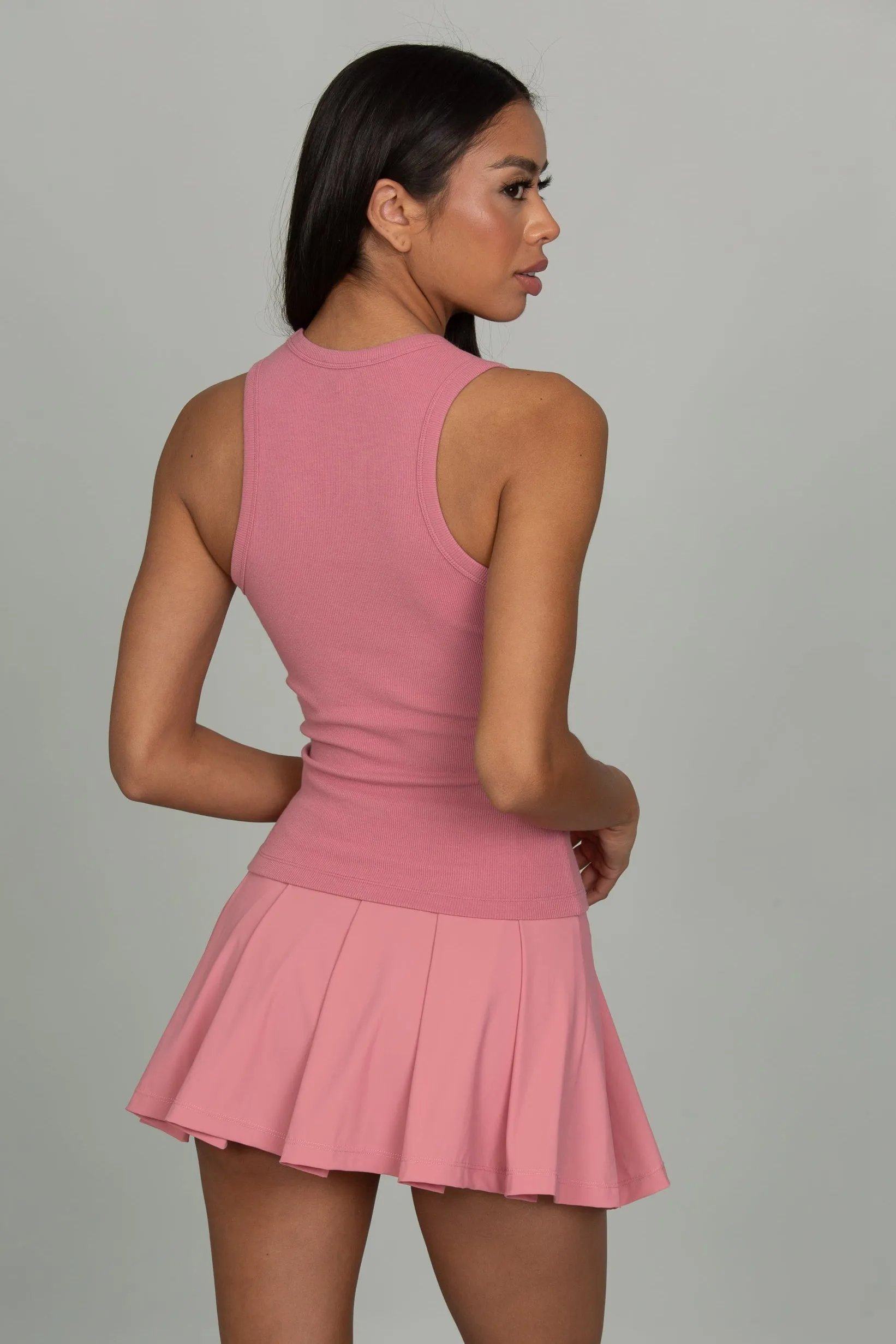 Desert Rose Ribbed Cotton Tank sold by Gold Hinge product image thumbnail 3