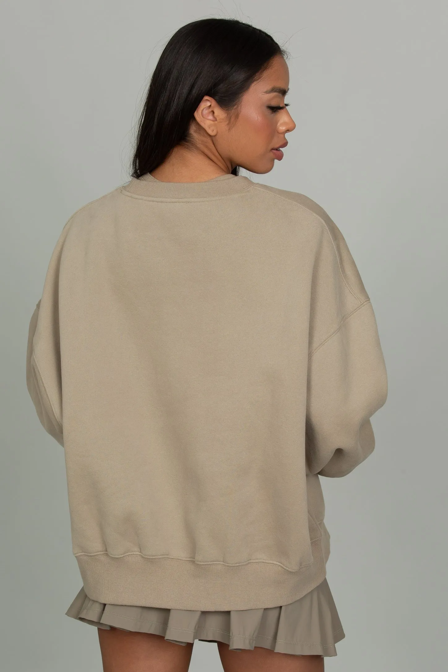 Pale Travertine GH Wide Arm Sweatshirt sold by Gold Hinge product image thumbnail 3
