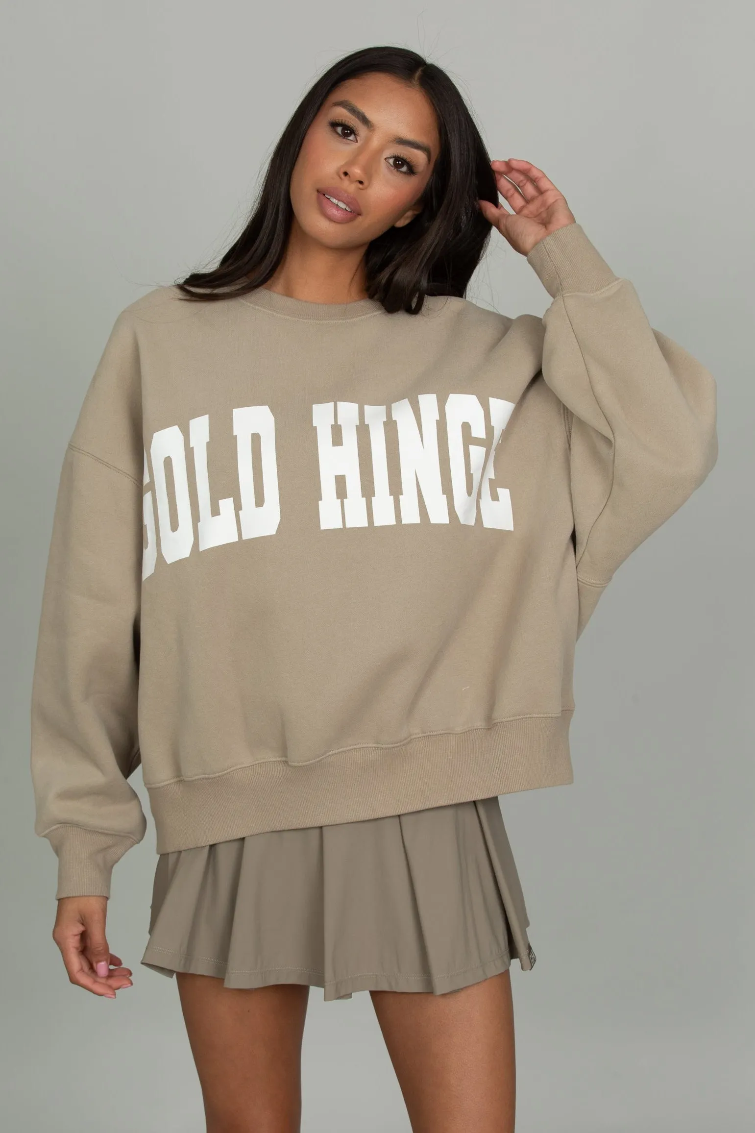 Pale Travertine GH Wide Arm Sweatshirt sold by Gold Hinge product image thumbnail 5