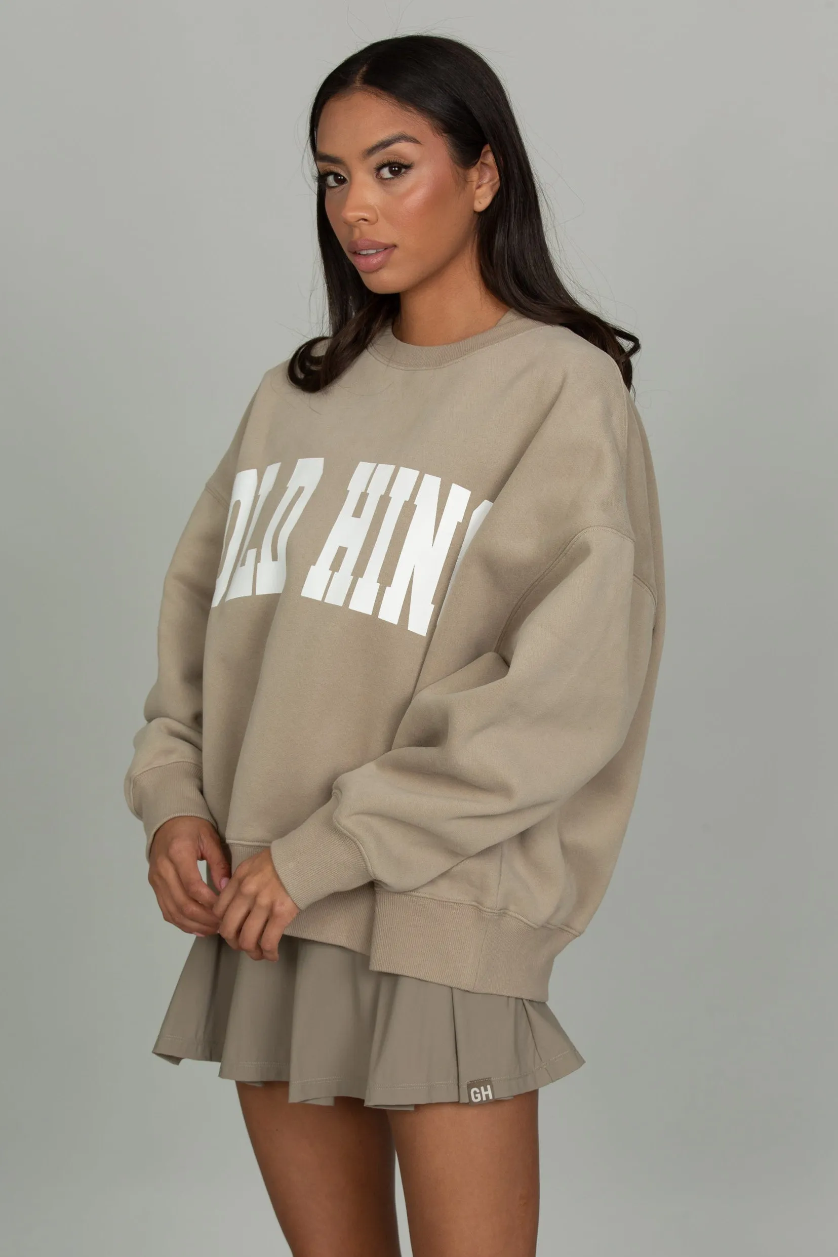 Pale Travertine GH Wide Arm Sweatshirt sold by Gold Hinge product image thumbnail 4