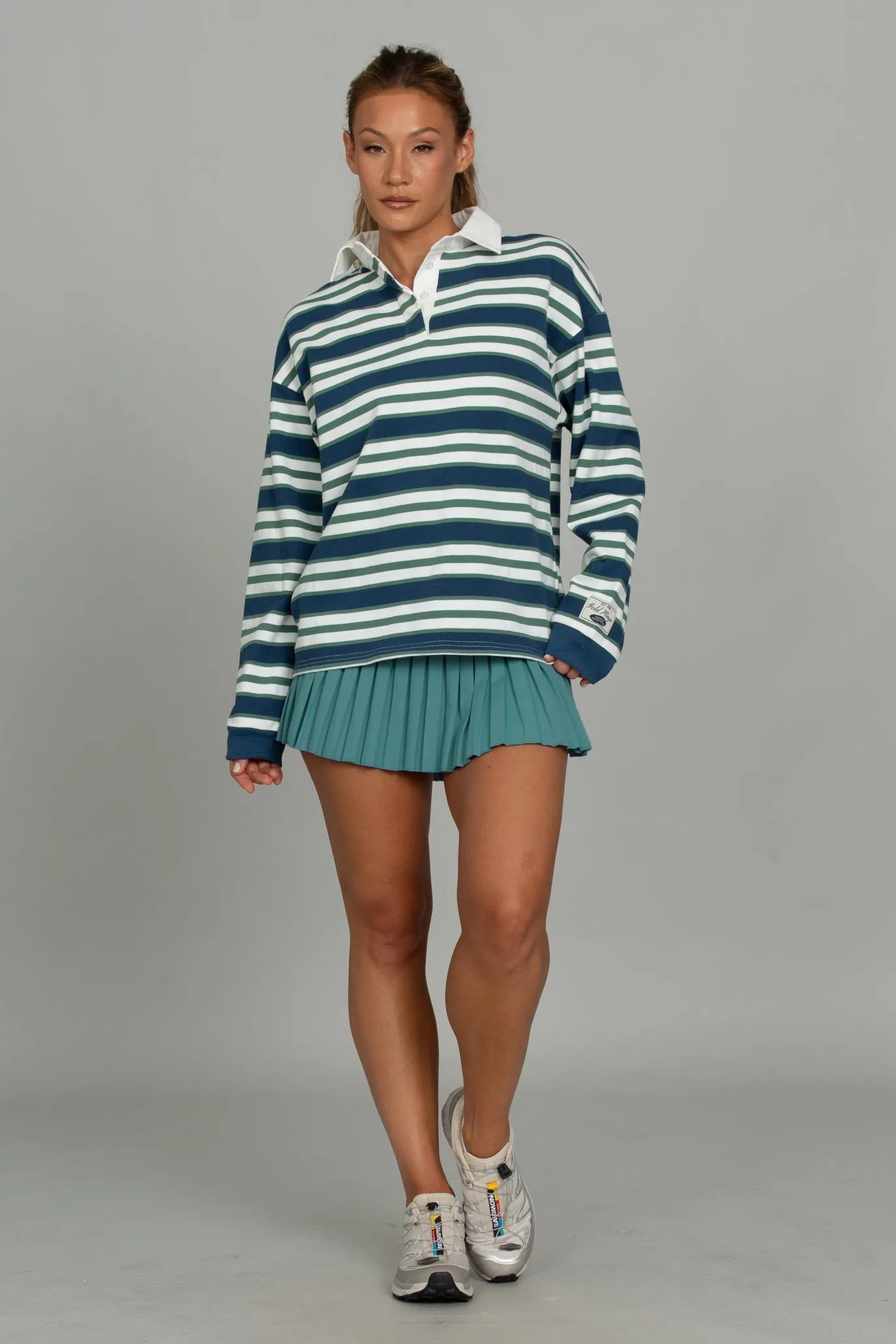 Lagoon Striped Rugby Top sold by Gold Hinge product image thumbnail 5