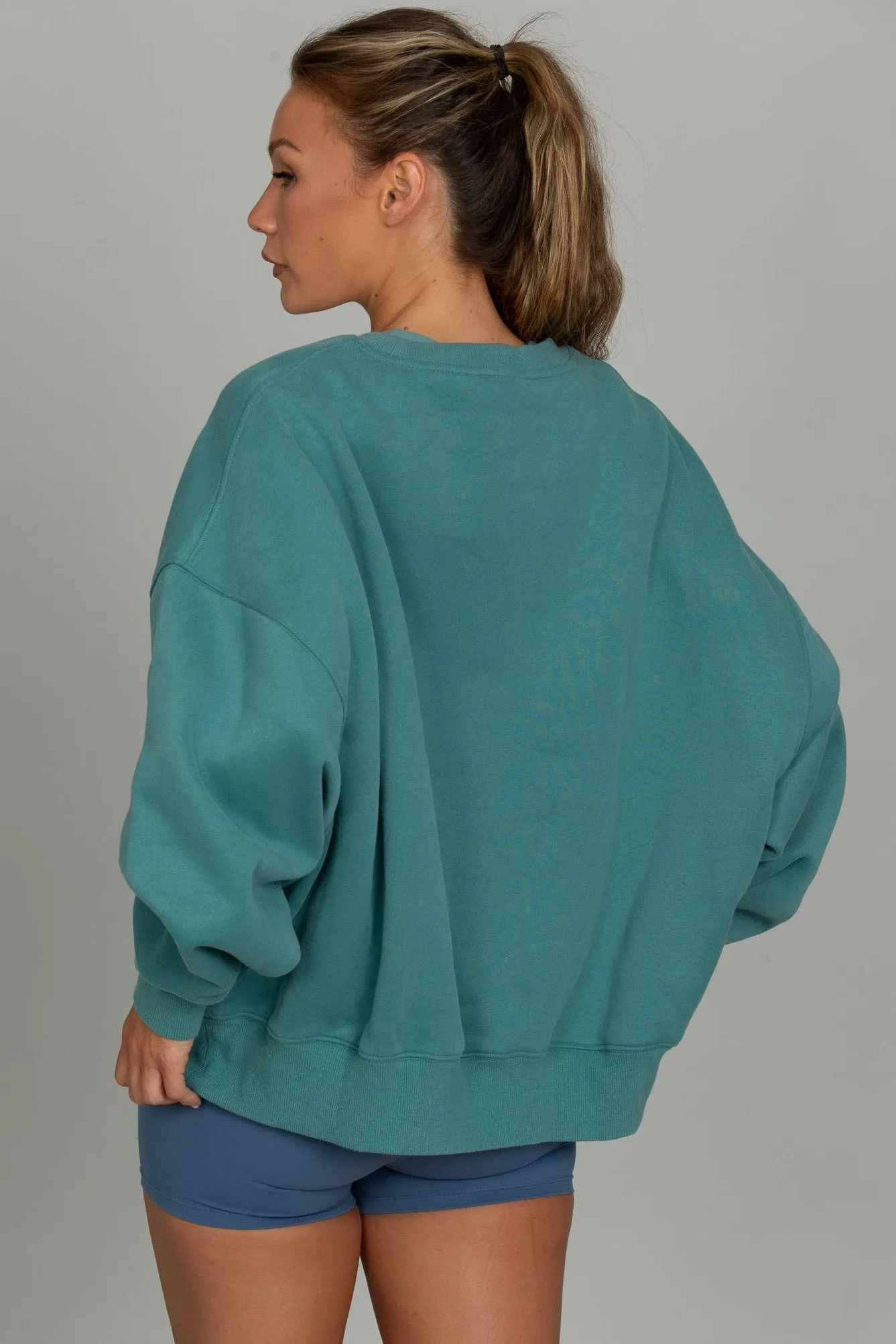 Emerald Lagoon GH Wide Arm Sweatshirt sold by Gold Hinge product image thumbnail 2