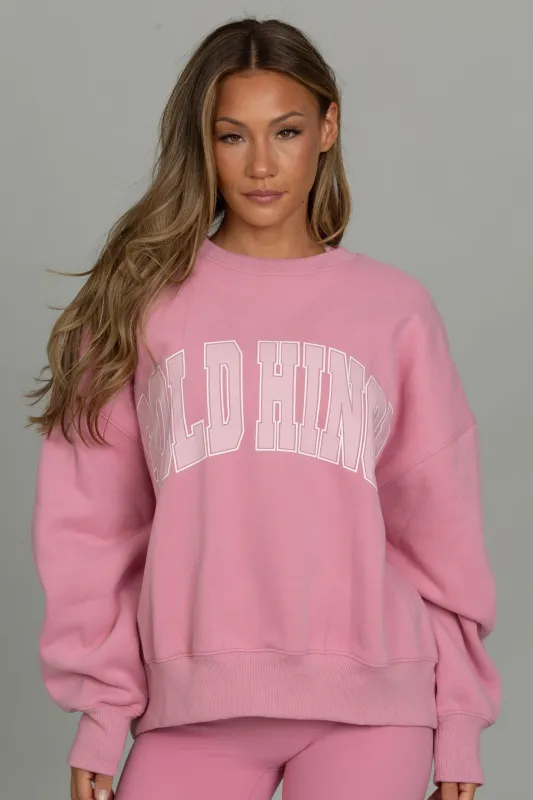 Ribbon GH Wide Arm Sweatshirt made by Gold Hinge