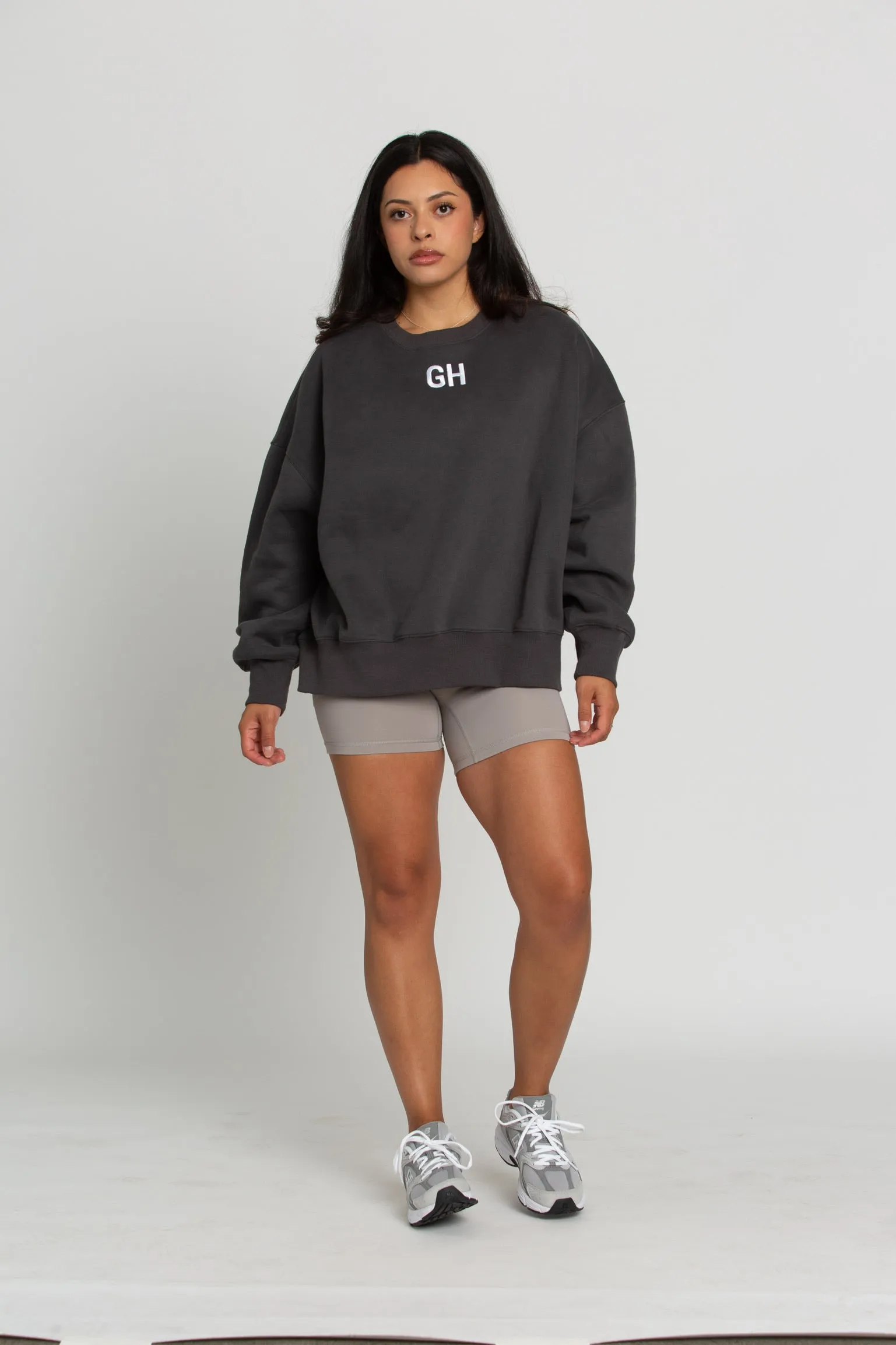 Off-Black GH Embroidered Sweatshirt sold by Gold Hinge product image thumbnail 4