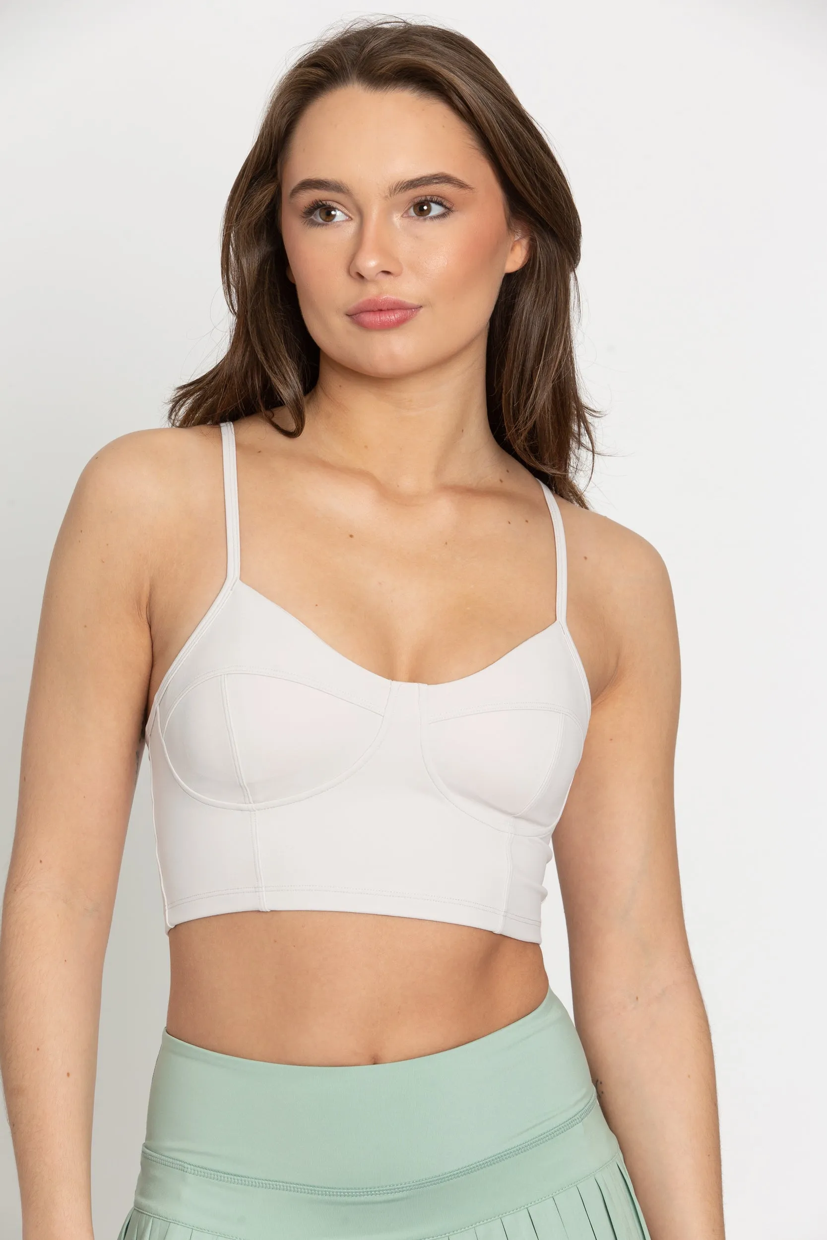 Smoke Bustier Sports Bra Top sold by Gold Hinge