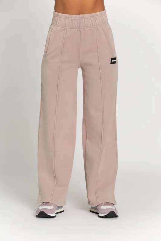 Taupe GH Seamed Sweatpants sold by Gold Hinge