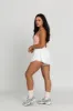 Peach Racerback Crop Tank sold by Gold Hinge