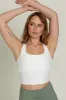 Whiteout Criss Cross Back Yoga Tank sold by Gold Hinge