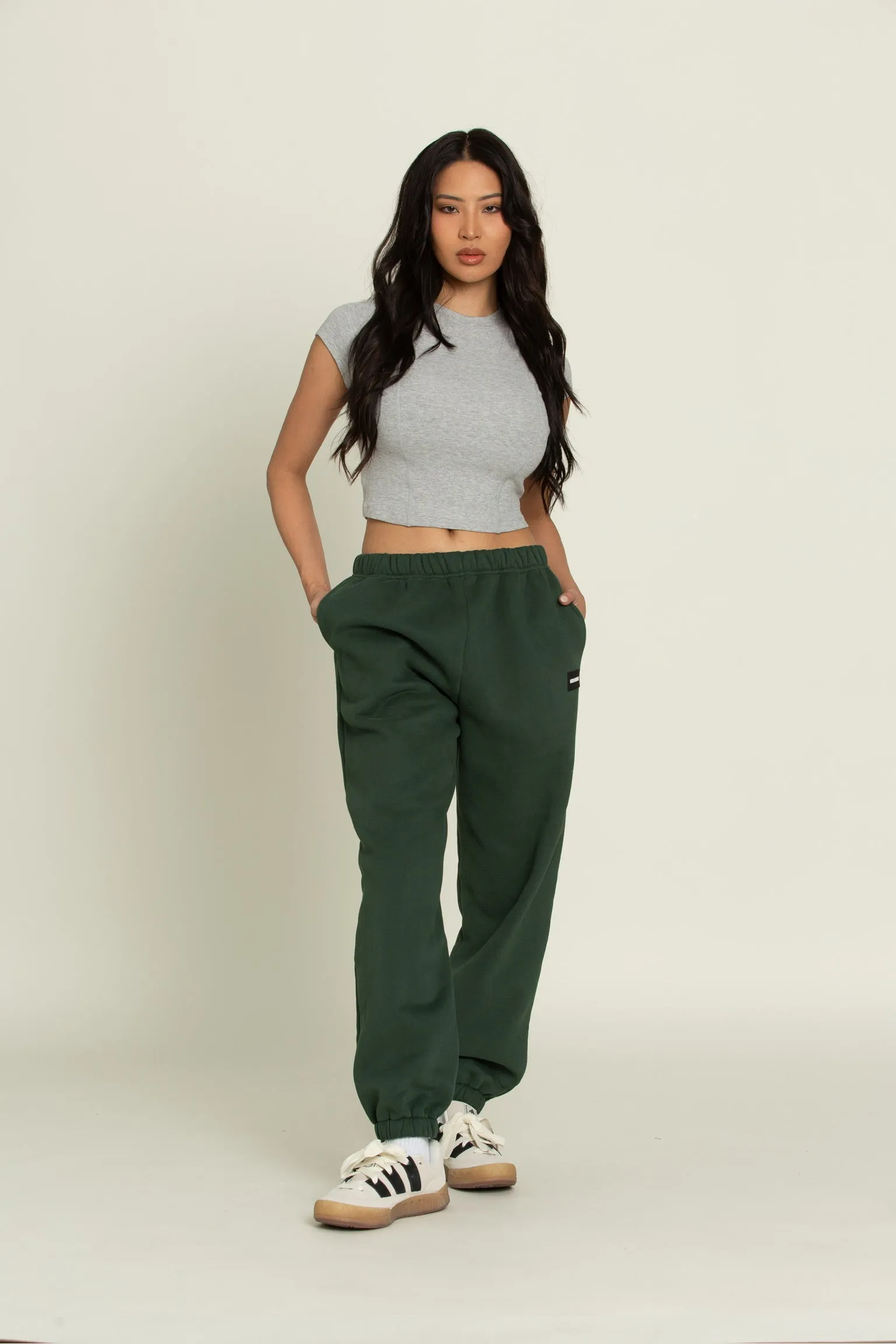 Heather Grey Short Sleeve Ribbed Tee sold by Gold Hinge product image thumbnail 5